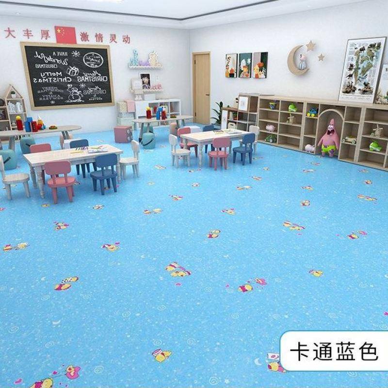 幼儿园专用塑胶地板加儿童P小TVF孩VC地胶耐磨舞蹈家用垫无厚味