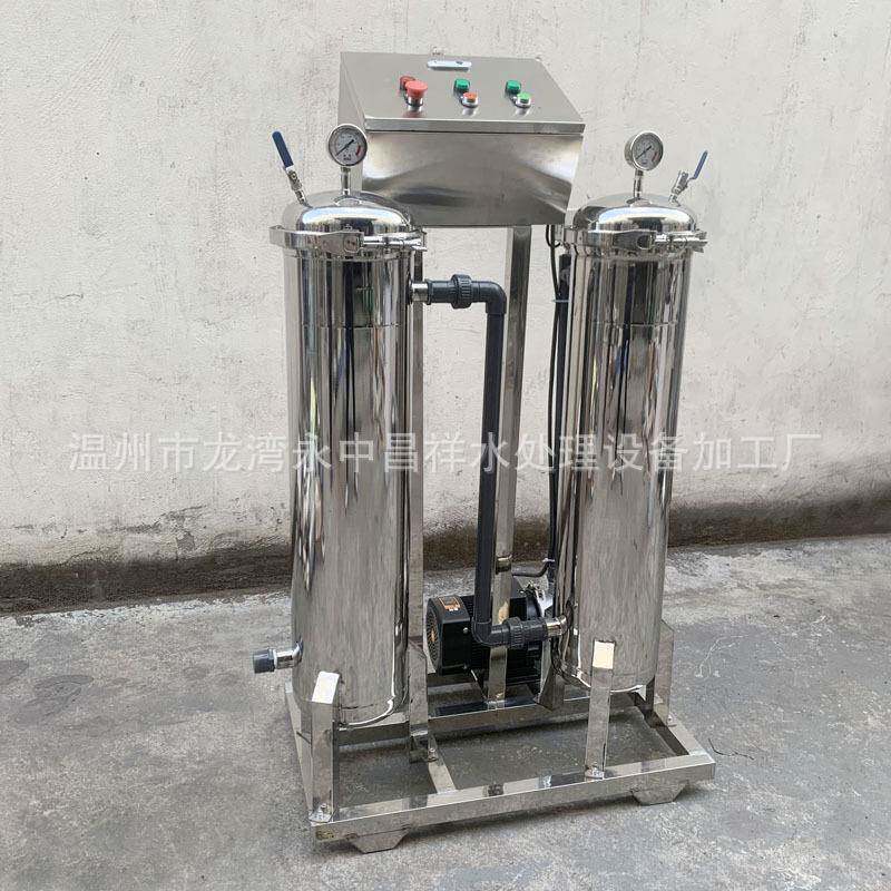 钢过化玻璃厂清FSD机水处理洗4-10吨/时2台2号机串号联2袋式滤机