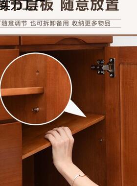 实五斗柜简约现储代物柜木QXE卧室收纳柜客厅抽屉柜七子斗收纳柜