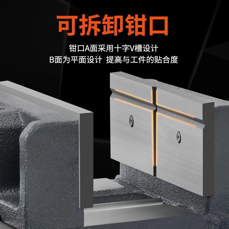 可ALC倾导口杆式角度平钳0-0度倾台斜钻床虎钳3寸49寸台钻夹具包