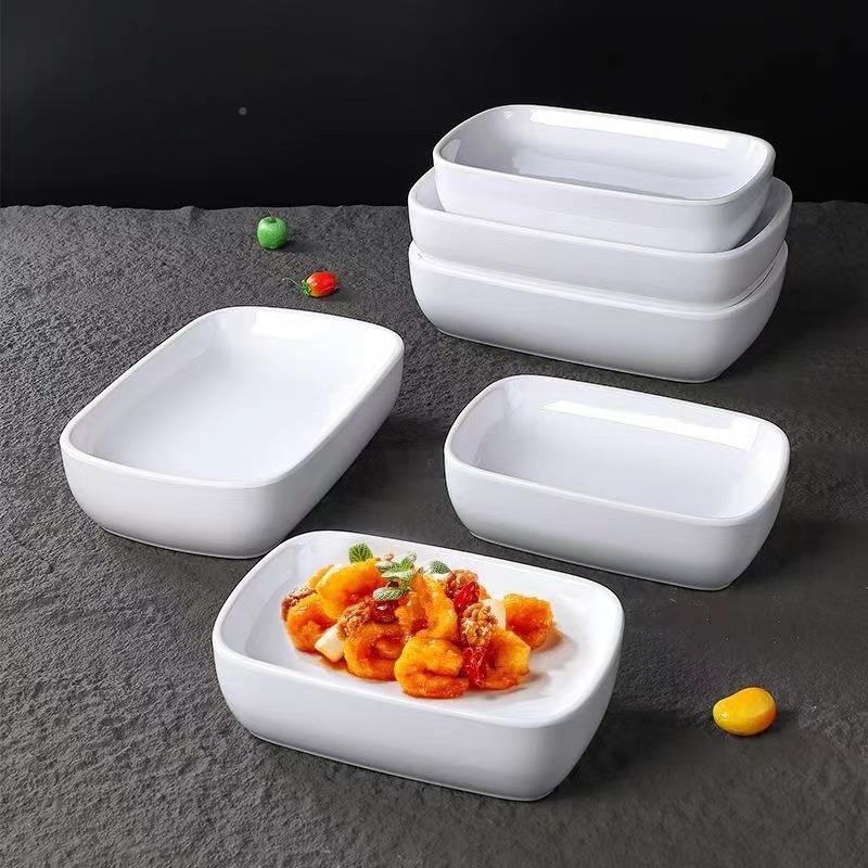 14寸密胺档盘明店长方盘酒饭菜品YTO仿瓷浅盆中式特色店餐盘商用