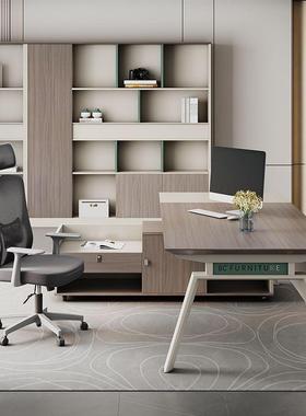 主办公桌经理电代脑桌椅组合导领大55289班台简约现总裁老板办管