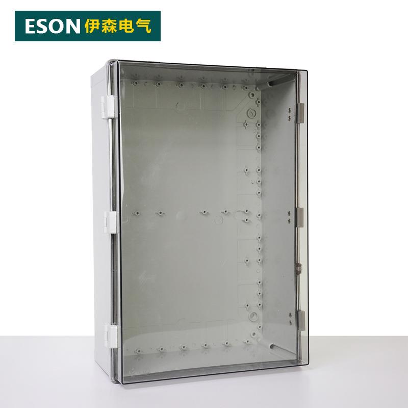 伊森透明58箱料防水箱600*400*2塑20接线箱防密封塑料水配电箱