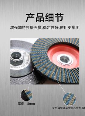 厂刚家直销璃纤玻维网盖电镀金石百无品牌/叶片角磨机百页石材玻