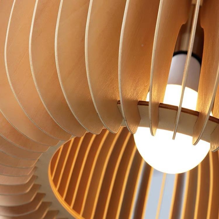 光谱日式原木中古风vtinag全e餐厅吊灯卧室1236创意宿书房南民瓜