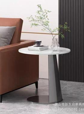 茶几沙发边几FQG台脚大角几理石客厅腿板岩边几底座茶几支架极简