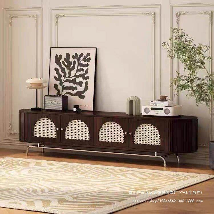 几GWZTA中古落风小户型Y客厅实木藤编茶电视柜法式组合电视地储物,玩具/童车/益智/积木/模型,其它,淘宝优惠券,粉丝福利购,淘宝优惠卷