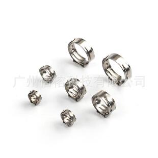 130pcs袋装配不钢单619耳箍圈组合锈钳子250mm卡喉箍箍抱箍