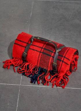 毛提毯型扎带包装沙发毯户外野无品牌/餐垫捆绑带手毯子HPU皮拎带