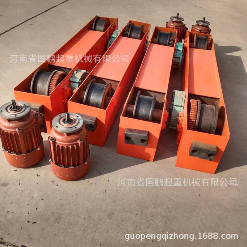 龙门吊地梁行车驱动端梁直径200/300LD轮电动单梁悬挂端梁头