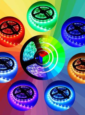 爆款10防12V44键1水120V低压550R货G米B套装灯带44键双输出现电商