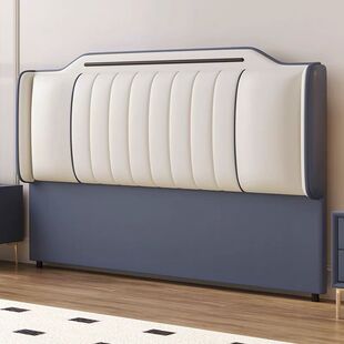 速发床架床头软包简人实木轻奢科技背板床头靠背双约高档