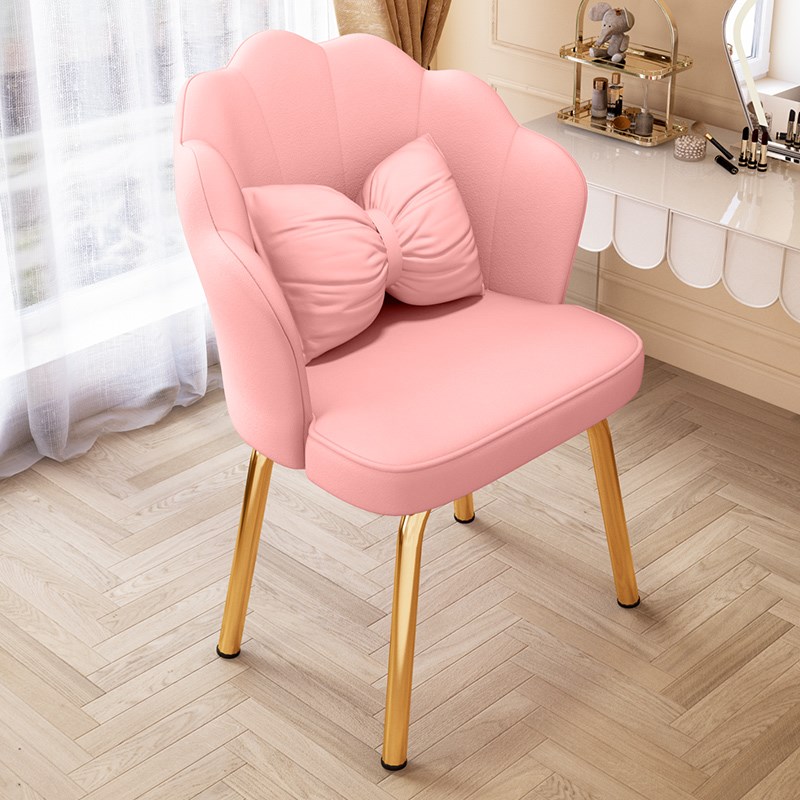 速发化妆椅家用舒服久坐简约美椅花瓣凳子轻卧高级生奢室梳妆台甲