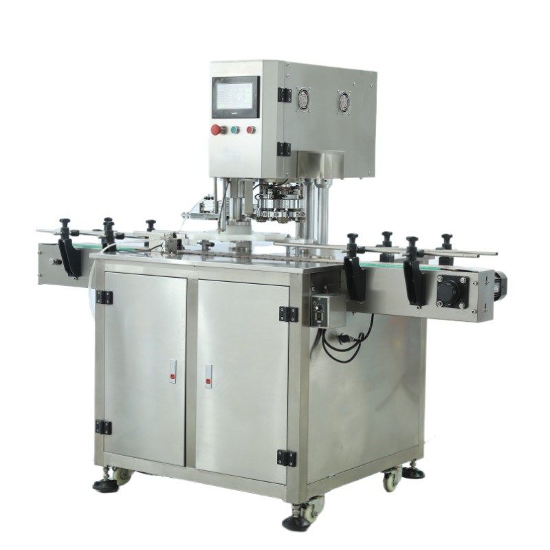 全自动马口铁罐封口机肉制罐头易拉罐奶J粉薯片纸筒抽真空封罐机,办公设备/耗材/相关服务,封口机,淘宝优惠券,粉丝福利购,淘宝优惠卷