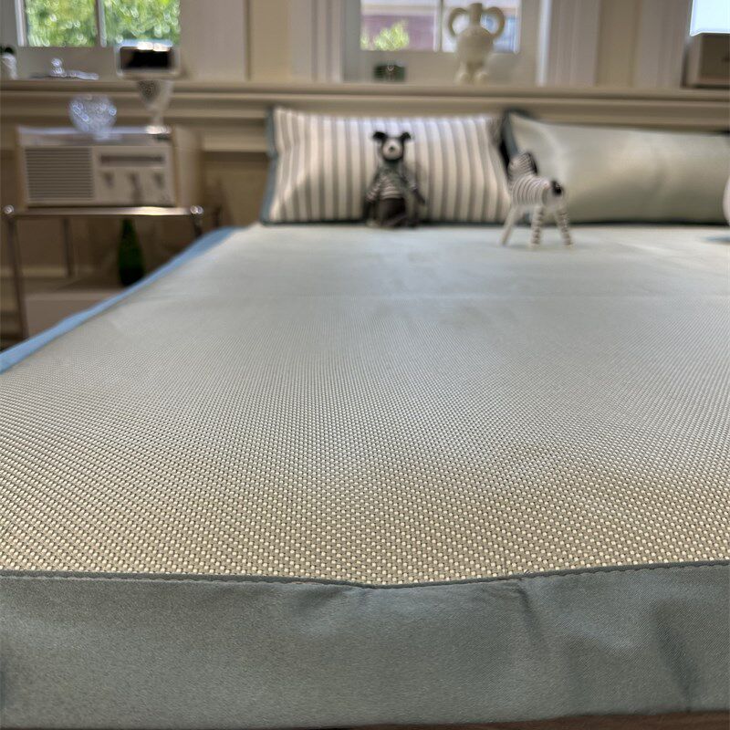 纯色混搭冰藤e席仙踪绿可机洗夏凉席三件套空调席子柔软1.5m1.8米,床上用品,凉席/草席/麻席,淘宝优惠券,粉丝福利购,淘宝优惠卷