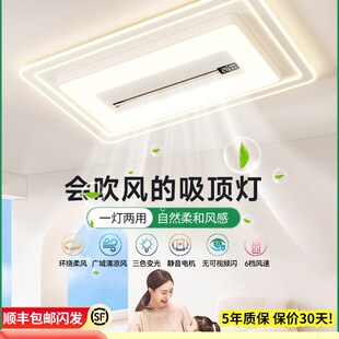 客厅主灯2025全新现代简y约负离子无叶扇吸顶灯全屋包组合