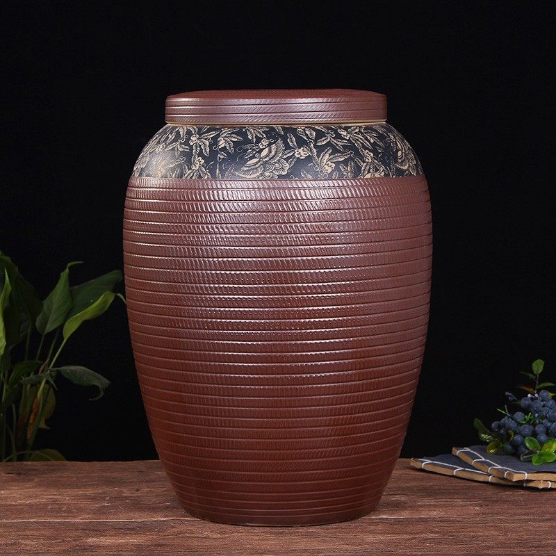 景德镇陶瓷20斤50斤100斤储米缸米桶油缸N腌菜腌肉缸水坛水缸酒坛,厨房/烹饪用具,米桶/米缸,淘宝优惠券,粉丝福利购,淘宝优惠卷