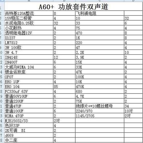 A60+ 参考金嗓子A60电流反馈功I放板套件 功放板 一对价