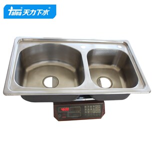 库存低价处理不锈钢8244水槽78X43双D槽 加厚83X41mm洗菜盆88X43