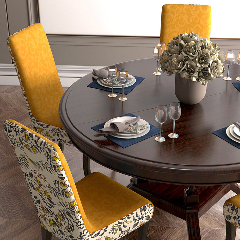 美式欧式椅子套罩靠背弹力座椅套餐椅套家用O凳套椅罩简约四季通,居家布艺,椅套/椅垫,淘宝优惠券,粉丝福利购,淘宝优惠卷