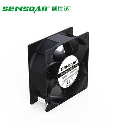 EC静音轴大风量高MCI转20572热速风扇220v流风充机直流电桩散热器