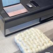 网PRI红飘坐垫地毯地垫垫编织时尚 轻奢简约风地板坐垫垫榻榻靠米