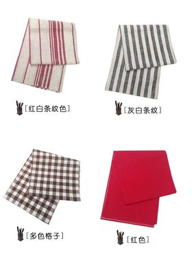 桌旗棉麻织旗pds15805床旗色茶边几布餐柜桌条旗电视柜桌旗茶席巾