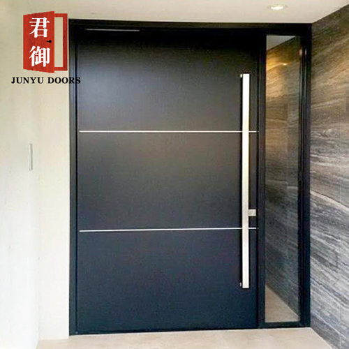 偏轴pivot防door灰色金属大门脱色水固定玻璃指纹锁来款贸易公司