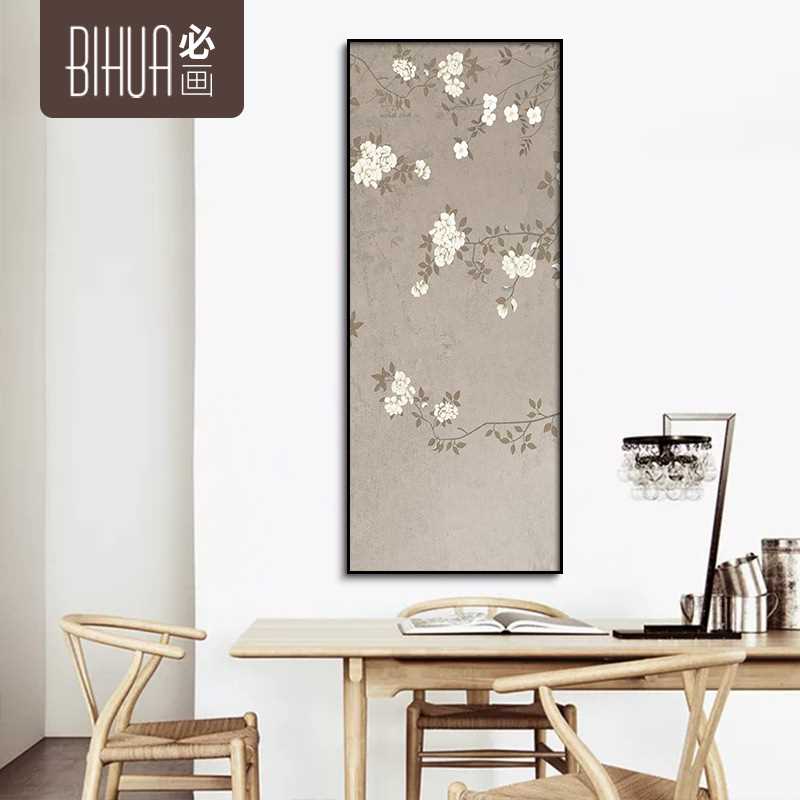 新中式挂画 客厅茶室装饰画中国风花鸟素雅酒店民宿墙面装饰壁画图片