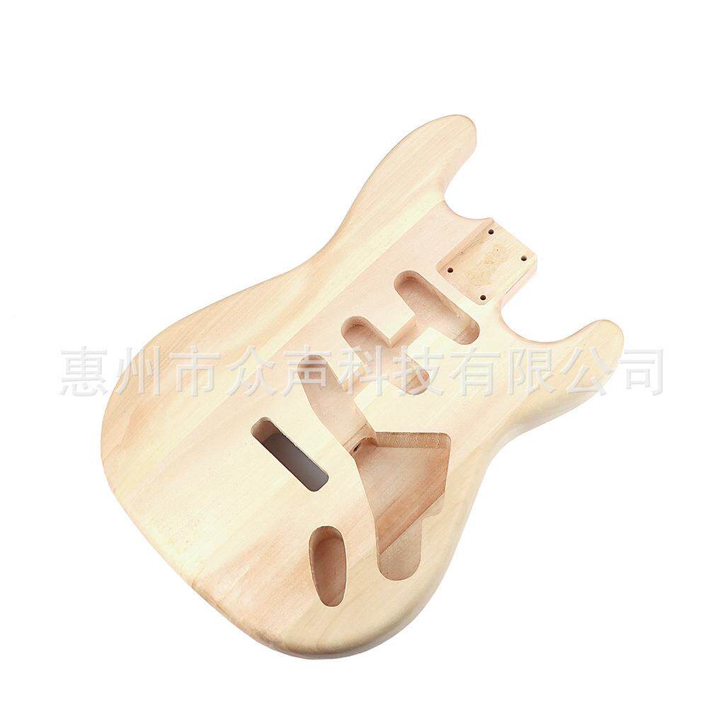 ST他琴桶泡桐木/单杨木三拾音器孔TL吉他杨木琴桶乐器无品牌/配吉