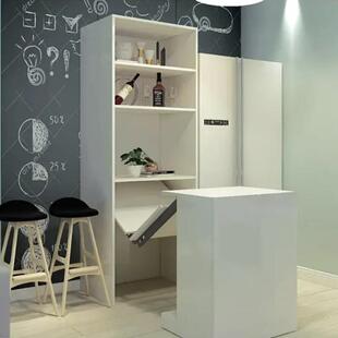 桌椅床柜智变五金下折叠桌翻折墙叠桌多功能家用隐壁拉挂形悬空上