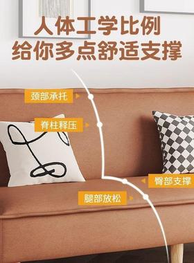 现代简发约2025新款HQF4hDRx猫爪皮能沙可折叠沙床一发体两用多功