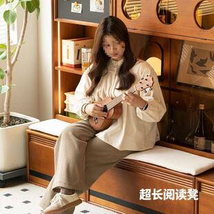 卡座书柜一体整墙带玻ALF9777T门储展示J物^森下林间青组合书璃柜