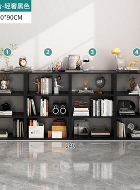 轻tb-71349奢书架置家物落地用架书柜储物柜子自由组合柜格子客厅