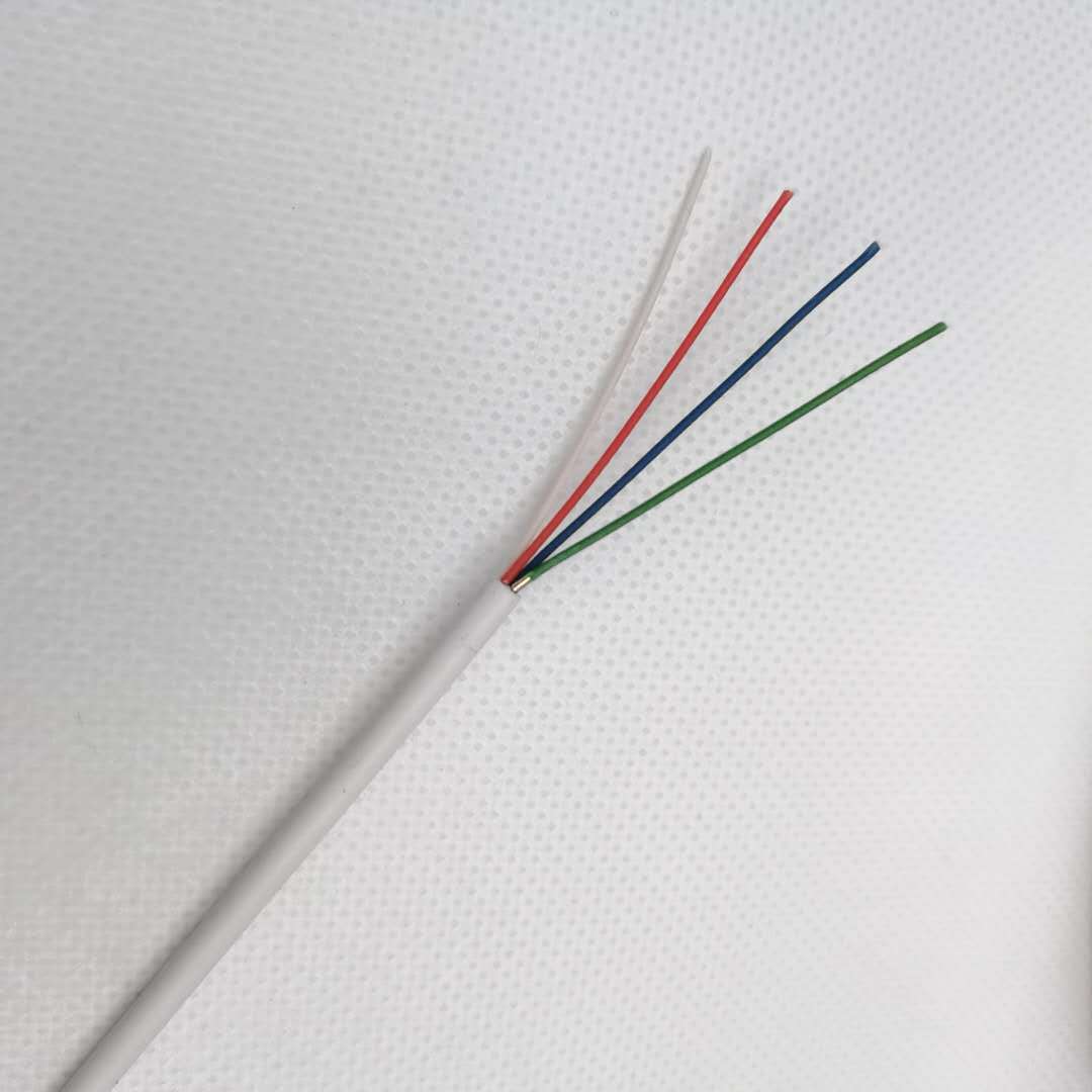 HYV4芯电话线0.5铜芯电话线四芯固话布线静音环保