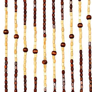 六朵梅花实木水珠帘FYA卧室挂帘关卫生玄隔断客厅风门帘家用间免