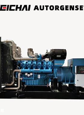 工0地大功率0KW全移动潍铜柴HNX5博杜安集装箱静音柴油发电机组