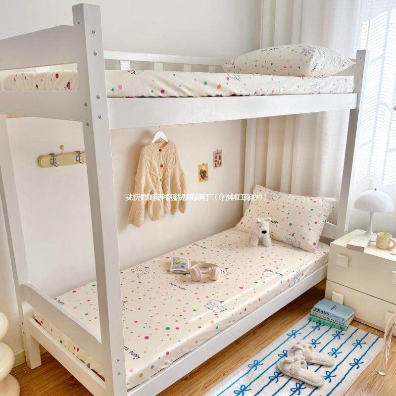 宿舍人纯棉床96379579笠90x19褥薄0学生单寝室床单床罩床垫套子套