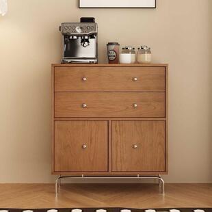 -中古风实木九斗柜客风厅家用储物柜复古边柜物抽柜屉卧室床尾置