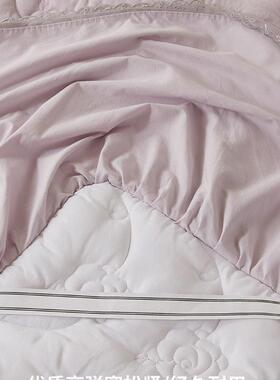 A类全棉棉裙单件通加厚夹床公主风纯F9769SMM水洗棉防滑床罩带裙