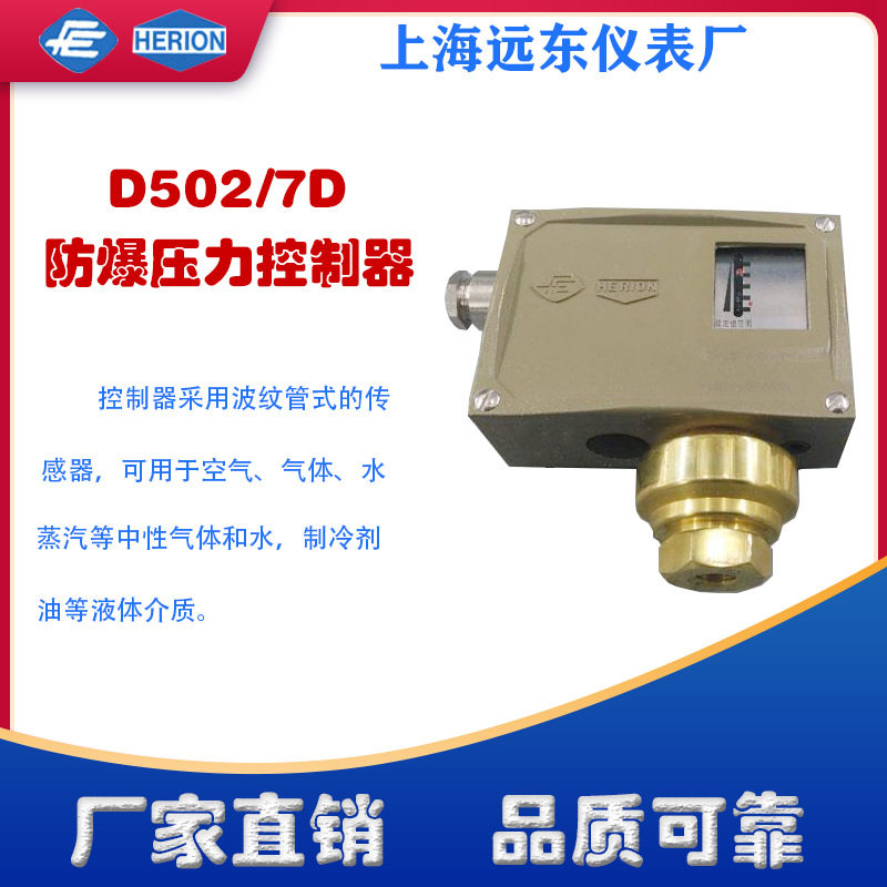 上海远东仪表厂D502/7D隔爆型压力控制器0851480 0851580 0851680