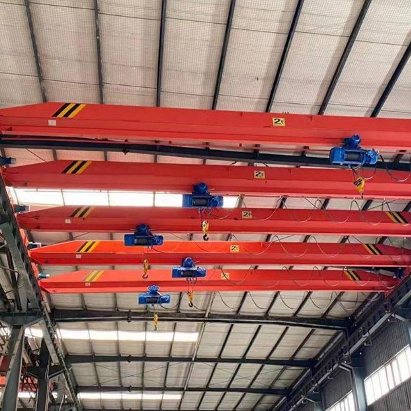 LDA吨单梁起重机 T桁车 5tPVX6双速0电动葫米芦 21顿9米车间行吊