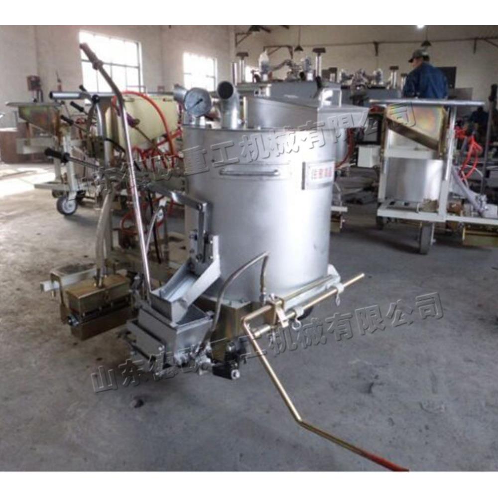 马热熔划线路喷624涂机 保区道路停车位标线机 小双层不锈钢温划