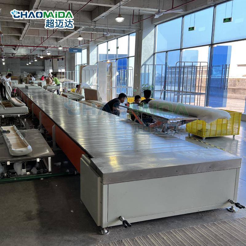 沙发座椅产输送线重n型链板组l生装线CM-LBSSX家具装配线conveyor