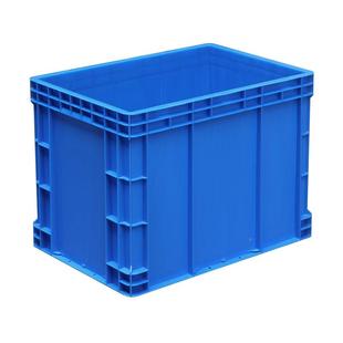 400 EU4644物流箱盖塑6料周转箱方仓库储物收UKF纳带箱00 44形0