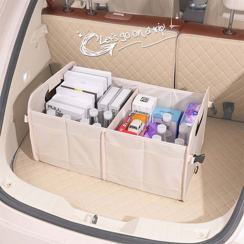 汽车后备箱储物箱创意多功能折叠式车用收纳盒可爱卡通汽车收纳袋