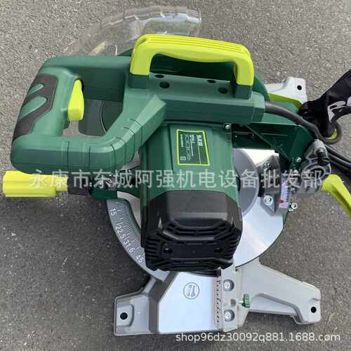 弘正H255-2锯铝机10寸255齿轮式切割机木材铝材界铝机45度斜切割