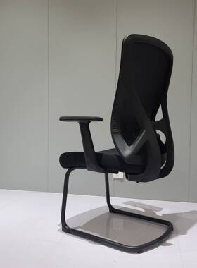 电脑椅办公椅子靠背网布黑色职员椅现代简约家用舒适转椅活动椅白