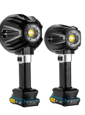 强光探照灯双灯高亮室内户外大功率长续航检修工作led充电手提灯