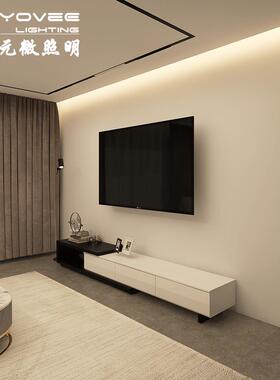 洗墙灯led线C10645型嵌入灯式线形灯无灯槽悬浮吊主顶回光灯带